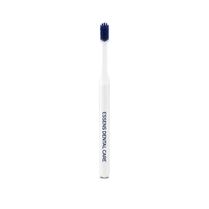 white blue toothbrush